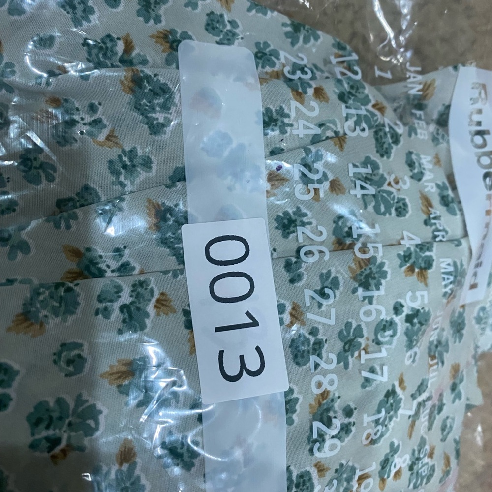 SHEIN Floral Smocked Midi Dress Small Cottagecore Open Back Tie 0013 - Picture 7 of 7